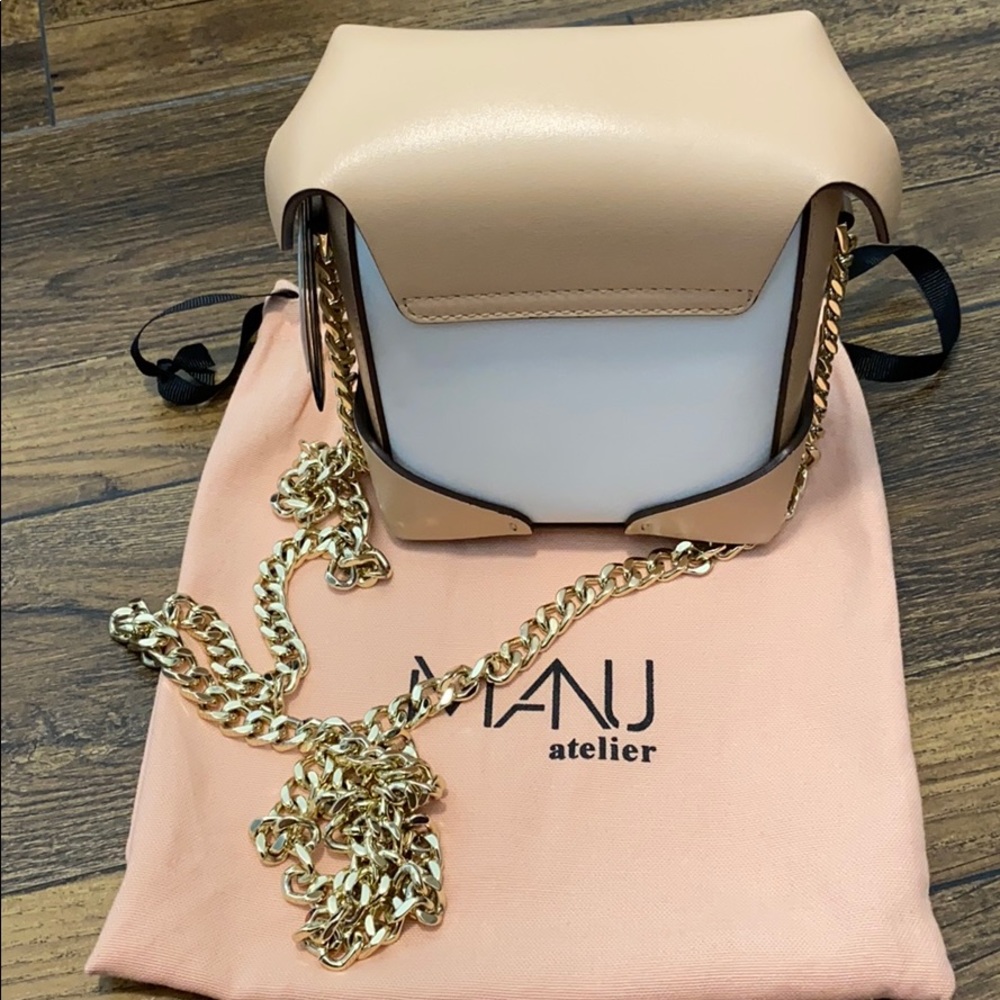 MANU ATELIER Micro Pristine Leather Shoulder Bag - Picture 7 of 12